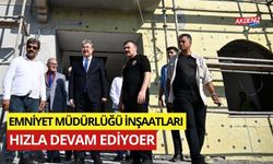 OSMANİYE VALİSİ DR.ERDİNÇ YILMAZ, EMNİYET MÜDÜRLÜĞÜ İNŞAATLARINI DENETLEDİ