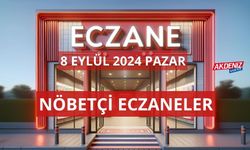 OSMANİYE’DE  8 EYLÜL  2024 PAZAR  GÜNÜ NÖBETÇİ ECZANELER