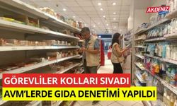 Görevliler kolları sıvadı alışveriş merkezlerinde gıda denetimi yapıldı