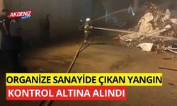 Organize sanayide çıkan yangın kontrol altına alındı