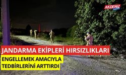 Jandarma ekipleri hırsızlıkları engellemek amacıyla tedbirlerini artırdı