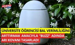 Üniversite öğrencisi bal verimliliğini artırmak için "BUZZ" adında arı kovanı tasarladı