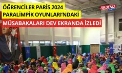 Öğrenciler Paris 2024 Paralimpik Oyunları'ndaki müsabakaları dev ekranda izledi