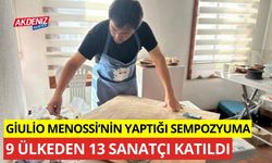 Giulio Menossi'nin yaptığı sempozyuma, 9 ülkeden 13 sanatçı katıldı