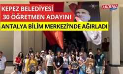 Kepez Belediyesi 30 öğretmen adayını, Antalya Bilim Merkezi’nde ağırladı