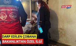 DARP EDİLEN ÇOBANA BAKANLIKTAN ÖZEL İLGİ