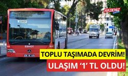 Toplu taşımada devrim, ulaşım 1 TL oldu!