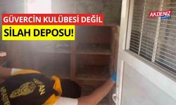 Güvercin kulübesi değil silah deposu