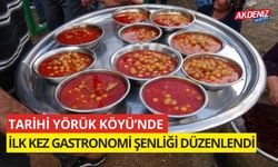 Tarihi Yörük köyünde ilk kez gastronomi şenliği düzenlendi