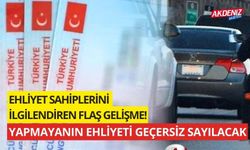 Ehliyet sahipleri dikkat, yapmayanın ehliyeti geçersiz sayılacak!