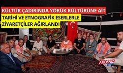 Kültür çadırında yörük kültürüne ait tarihi ve etnografik eserlerle ziyaretçiler ağırlandı