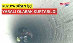 Kuyuya düşen işçi yaralı olarak kurtarıldı