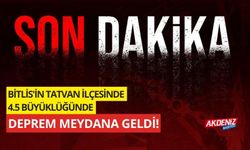 Bitlis'te deprem mi oldu? Bitlis deprem son dakika, bitliste korkutan deprem