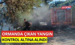 Ormanda çıkan yangın kontrol altına alındı