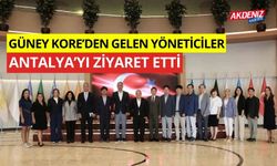 Güney Kore'den gelen yöneticiler Antalya'yı ziyaret etti