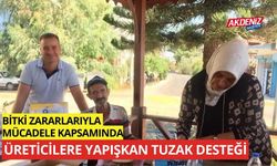 Bitki zararlılarıyla mücadele kapsamında üreticilere yapışkan tuzak desteği