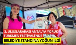 ‘3. Uluslararası Antalya Yörük Türkmen Festivali’nde belediye standına yoğun ilgi