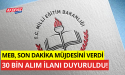 Bakan Tekin Müjdeyi verdi! 30 bin personel alınacak