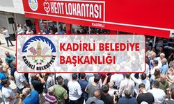 KADİRLİ BELEDİYESİ KENT LOKANTASINI KİRAYA VERME İHALE İLANI