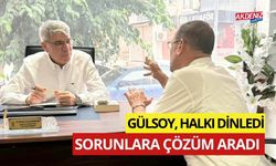 OSMANİYE MİLLETVEKİLİ GÜLSOY, HALKI DİNLEDİ SORUNLARA ÇÖZÜM ARADI