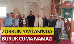 OSMANİYE'NİN ZORKUN YAYLASINDA BURUK CUMA NAMAZI