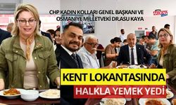 CHP KADIN KOLLARI GENEL BAŞKANI ASU KAYA, KENT LOKANTASINDA HALKLA ÖĞLE YEMEĞİ YEDİ