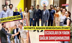 OSMANİYE AK PARTİ İL BAŞKANI BİNBOĞA'DAN ECZACILAR ODASINA ZİYARET