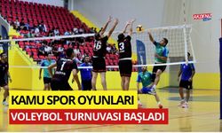 OSMANİYE'DE KAMU SPOR OYUNLARI VOLEYBOL TURNUVASI BAŞLADI