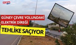 OSMANİYE'DEKİ BU ELEKTRİK DİREĞİ TEHLİKE SAÇIYOR