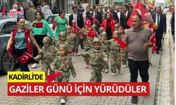 OSMANİYE'NİN KADİRİ İLÇESİNDE GAZİLER GÜNÜ KUTLANDI