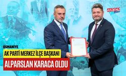 OSMANİYE AK PARTİ MERKEZ İLÇE BAŞKANI ALPARSLAN KARACA OLDU