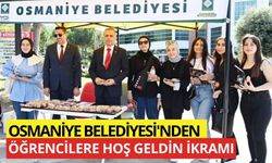 OSMANİYE BELEDİYESİ'NDEN ÖĞRENCİLERE HOŞ GELDİN İKRAMI