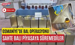 OSMANİYE’DE SAHTE BAL OPERASYONU