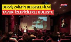 Derviş Zaim’in belgesel filmi, Tavuri izleyicilerle buluştu