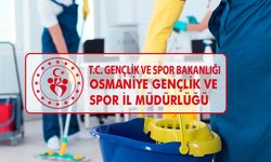 OSMANİYE GENÇLİK VE SPOR İL MÜDÜRLÜĞÜ TEMİZLİK HİZMETİ ALIM İŞİ