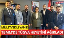 DERYA YANIK, TÜGVA OSMANİYE HEYETİNİ TBMM'DE AĞIRLADI