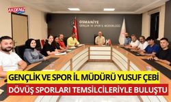 OSMANİYE'DE DÖVÜŞ SPORLARI TEMSİLCİLERİ BULUŞTU