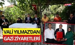 OSMANİYE VALİSİ YILMAZ, GAZİ ZİYARETLERİNDE BULUNDU