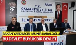 OSMANİYE'DE KOORDİNASYON TOPLANTISI BAKAN YARDIMCISI KARALOĞLU BAŞKANLIĞINDA YAPILDI