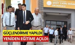 OSMANİYE'DE GÜÇLENDİRME YAPILAN OKUL YENİDEN EĞİTİME AÇILDI