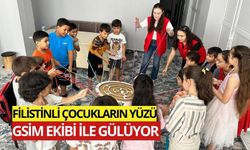 OSMANİYE'DE FİLİSTİNLİ ÇOCULARIN YÜZÜ, GENÇLİK SPOR EKİBİ İLE GÜLÜYOR