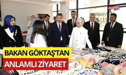 BAKAN GÖKTAŞ'TAN KADIN BAĞIMLILIKLA MÜCADELE MERKEZİNE ZİYARET