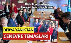 TBMM İNSAN HAKLARI İNCELEME KOMİSYONU BAŞKANI DERYA YANIK'TAN CENEVRE TEMASLARI