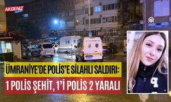 Ümraniye'de Polis'e silahlı saldırı: 1 polis şehit, 1’i polis 2 yaralı