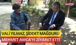 OSMANİYE VALİSİ YILMAZ, ŞİDDET MAĞDURU MEHMET DEMİR'İ ZİYARET ETTİ