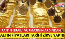 İran'ın İsrail'i Vurmasının Ardından Altın Fiyatları Tarihi Zirve Yaptı!