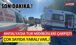 SON DAKİKA! Antalya'da Tur midibüsü kazası: Çok sayıda yaralı var