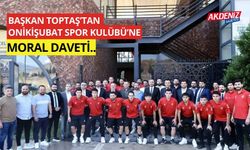 Başkan Toptaş’tan Onikişubat Spor Kulübü’ne moral daveti