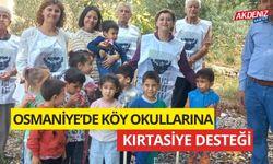 OSMANİYE’DE KÖY OKULLARINA KIRTASİYE DESTEĞİ