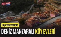 Depremzedelere Deniz Manzaralı Evler... Böyle Köy Evi Görülmedi!